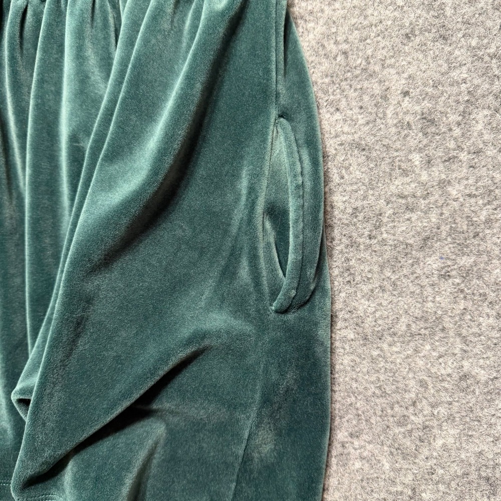 HANNA ANDERSSON Girls Green Velvet Long Sleeve Dress Pockets Size 4 100cm - Picture 6 of 7